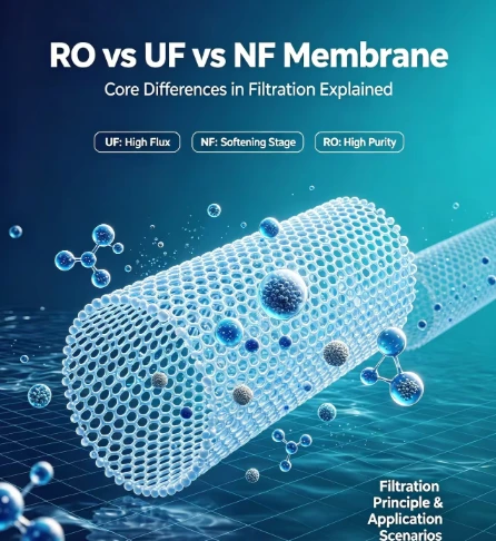 Membrana RO, UF y NF: ¿Cuál es la diferencia?